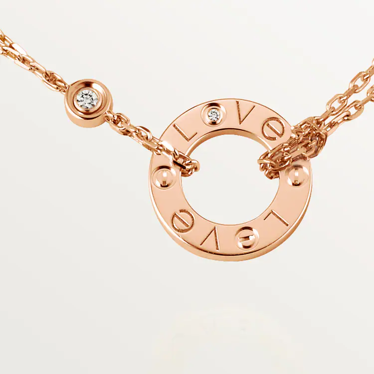 cf5d15cfecab280f570d3b48f89a26ce.png LOVE NECKLACE, 2 DIAMONDS - Image 1
