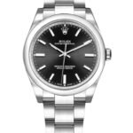 Rolex Oyster Perpetual Air-King 114200 Black Index Dial 34mm Unisex Watch