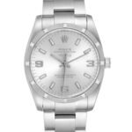 Rolex Oyster Perpetual Air King 114210 Silver Dial 34mm Unisex Watch