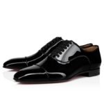 Greggy Oxfords Patent Calf Leather Black Men