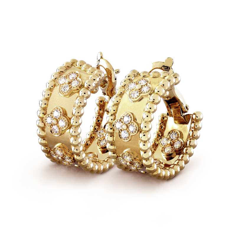d41a7011db009c284c3692fbda0c1cb5.png Perlee clovers hoop earrings - Image 1