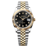 Rolex Datejust 41mm 126333 Black Diamond Jubilee Steel and Yellow Gold Men’s Watch