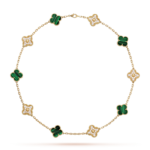 Vintage Alhambra necklace, 10 motifs