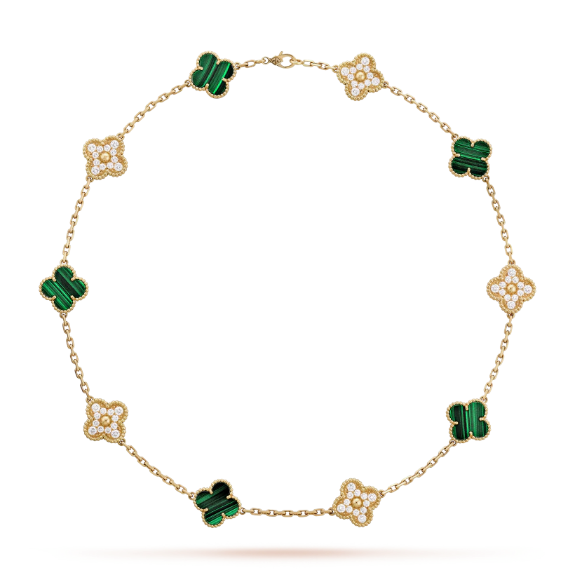 e1007383dae25349e8a944be21e99ae3.png Vintage Alhambra necklace, 10 motifs - Image 1