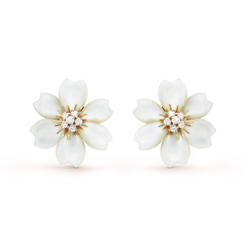 e144229fd5e6f5e9656a5c3e81d5390c.png Rose de Noel earrings, small model - Image 1