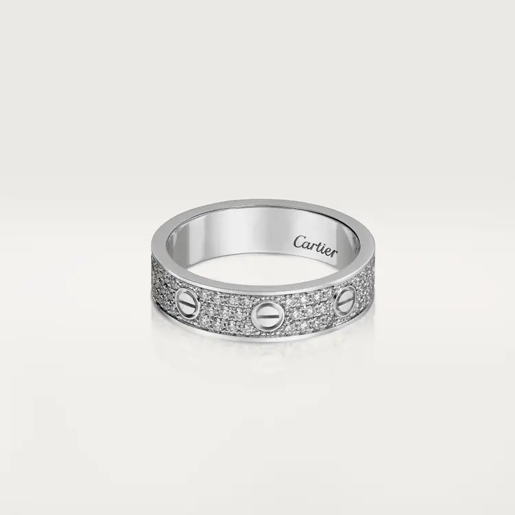 e4883302f26370b0f4c8cc4de71a39eb.png LOVE WEDDING BAND, DIAMOND-PAVED - Image 1