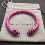 Renaissance® Classic Cable Bracelet Pink, 7mm