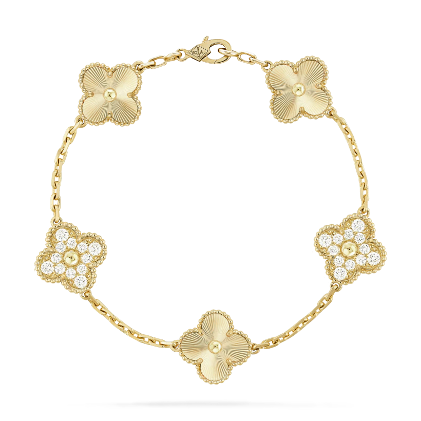 e7864e5a297ae2502f58f68c1bdeaf71.png Vintage Alhambra bracelet, 5 motifs - Image 1