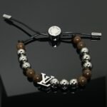 18K Surfin' Brown Beads Bracelet
