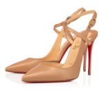 Jenlove 100 mm Strappy Pumps Leather Blush