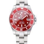 Rolex Submariner 16610 Stainless Steel Refinished Red Dial 40mm Mens Watch