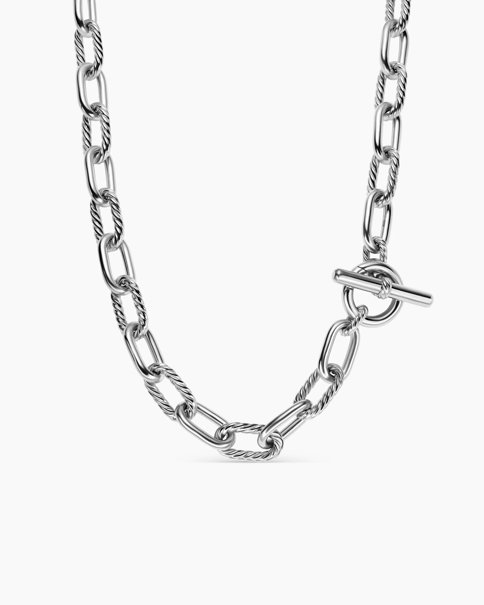 ece167e690372ba2dafeec7496cb2d7f-1.jpeg DY Madison® Toggle Chain Necklace Sterling Silver, 11mm - Image 1