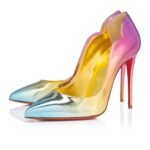 Hot Chick 100 mm Multicolor Boreal Specchio Leather Pumps