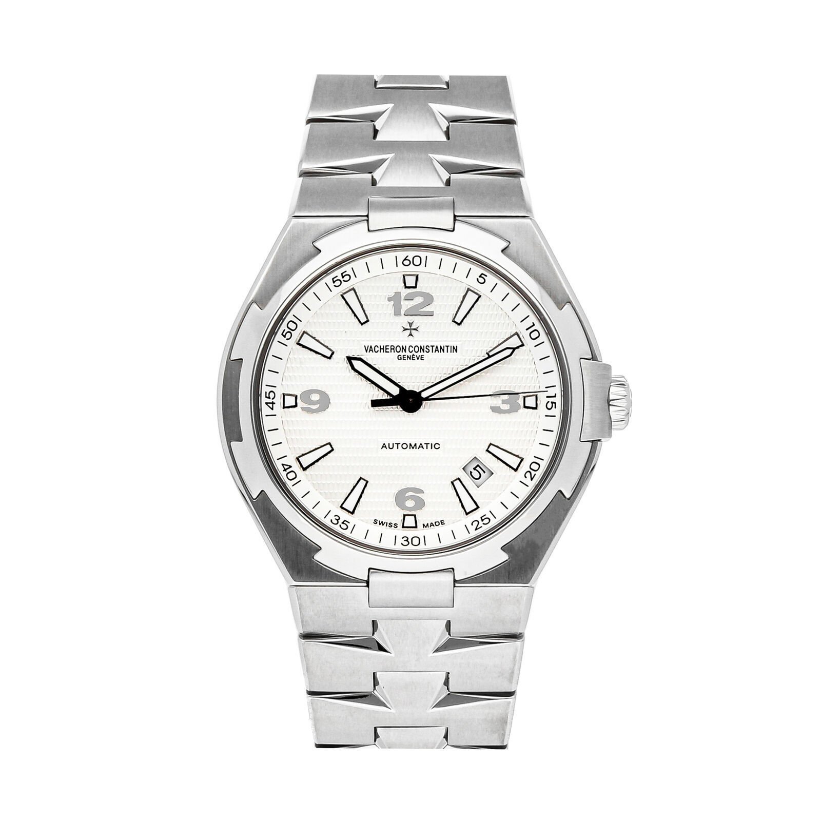 eddb19c28d3e752306b77db61bcd1020-1.jpeg Overseas Silver Men's Watch - 47040/B01A-9093 - Image 1
