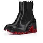 Marchacroche Duna Botta 95 mm Low Boots Calf Leather Black