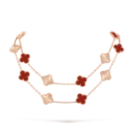 Vintage Alhambra long necklace, 20 motifs