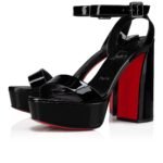 Movida Sabina 130 mm Sandals Patent Calf Leather Black