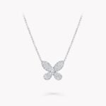 Pavé Butterfly Diamond Pendant