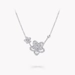 Wild Flower Double Diamond Pendant