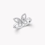 Butterfly Silhouette Diamond Mini Ring