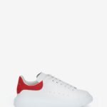 Oversized Sneaker in White/lust Red