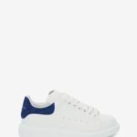 Oversized Sneaker in White/paris Blue