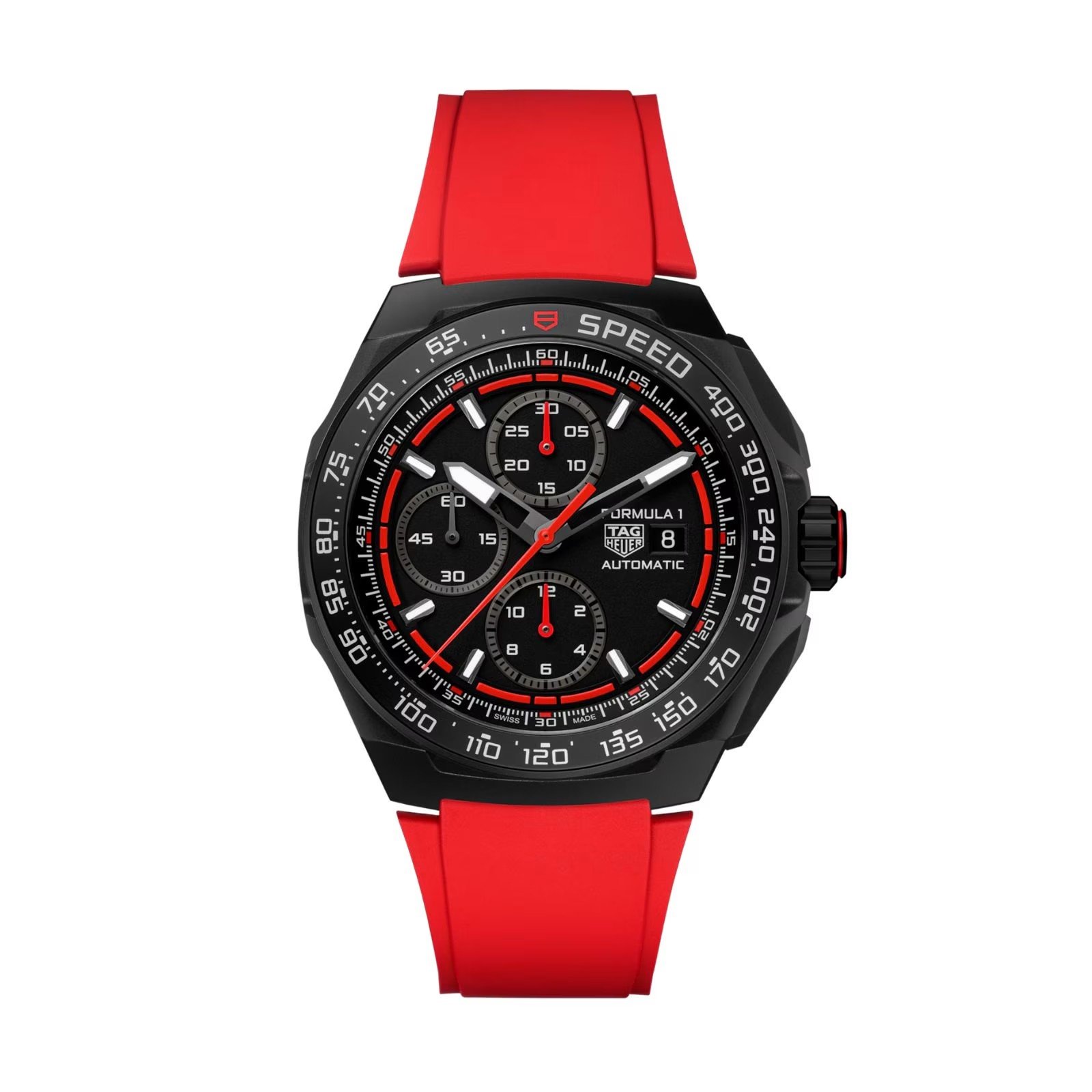 Tag Heuer Formula 1 Chronograph Automatic 44mm Mens Watch Red CBZ2085.FT8093 Tag Heuer Formula 1 Chronograph Automatic 44mm Mens Watch Red CBZ2085.FT8093